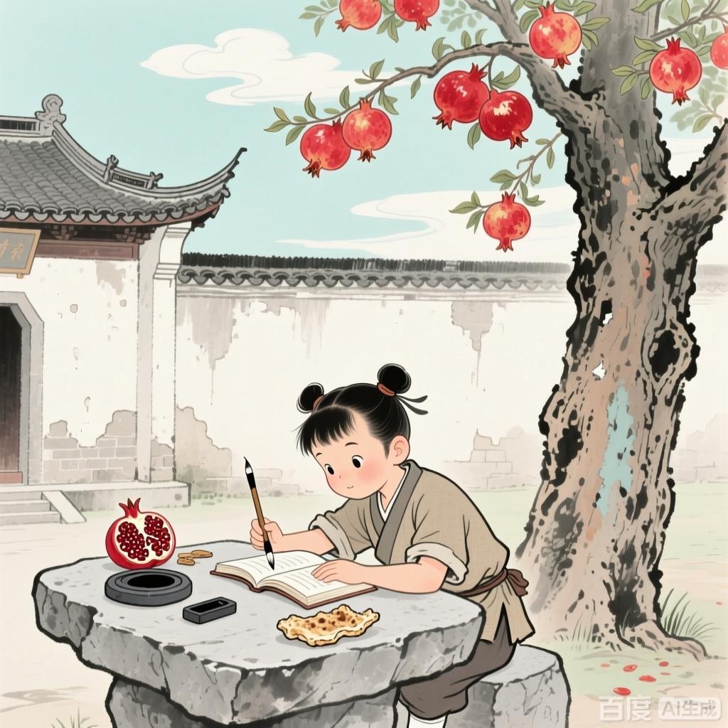 1.2卢仝读书石榴寺