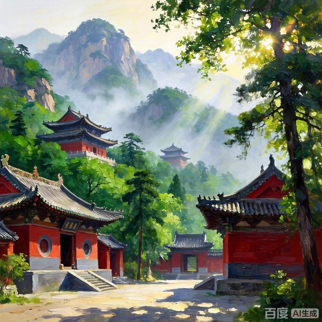 卢仝隐居少室山 //孔四新